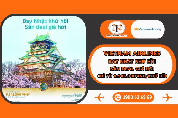 Vietnam Airlines: Bay Nhật khứ hồi - Săn deal giá hời